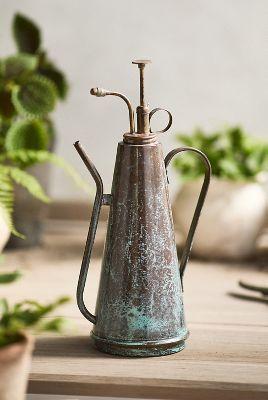 Antiqued Watering Can + Mister