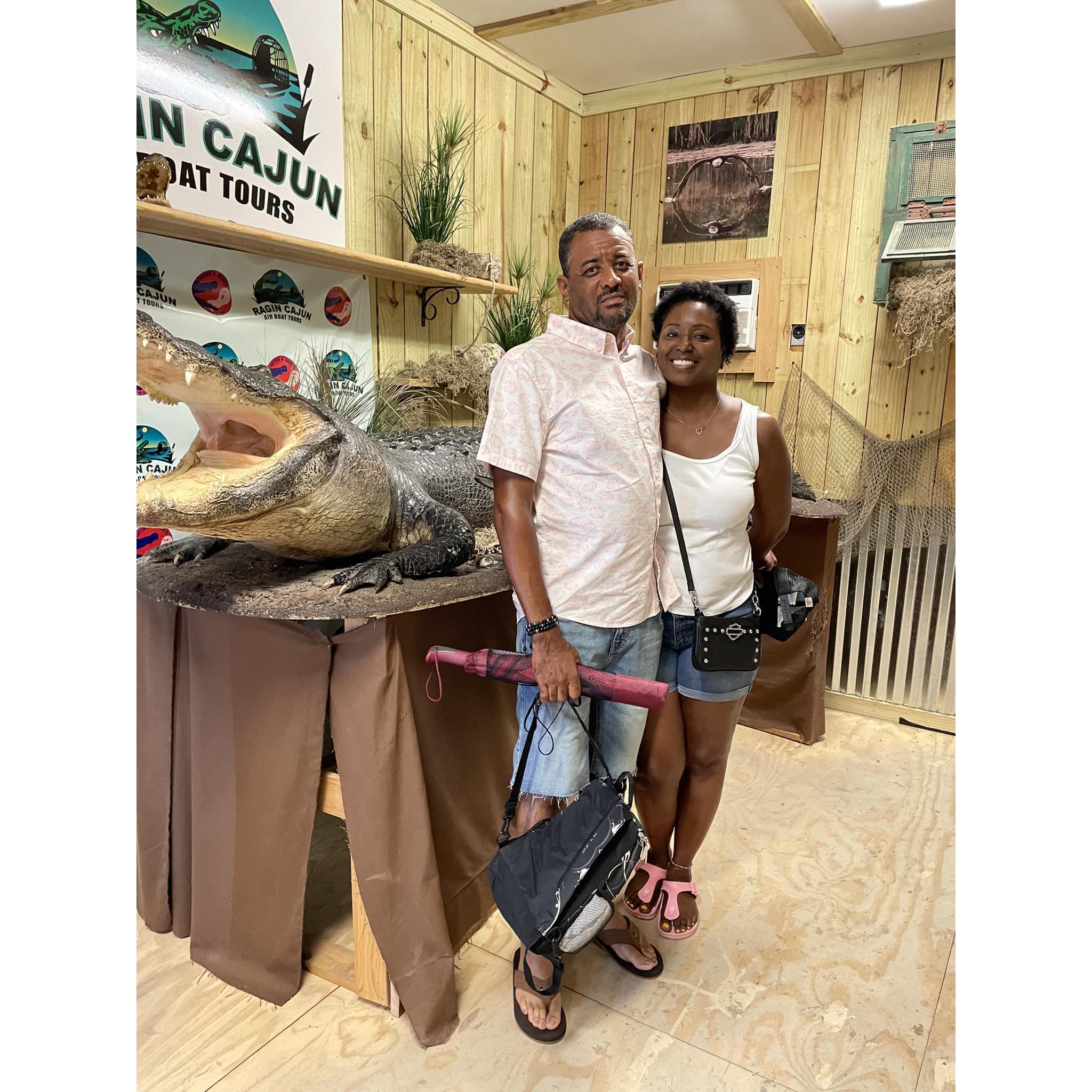 Our first visit to see his sister, Jackie, and her husband, Charles, in New Orleans.