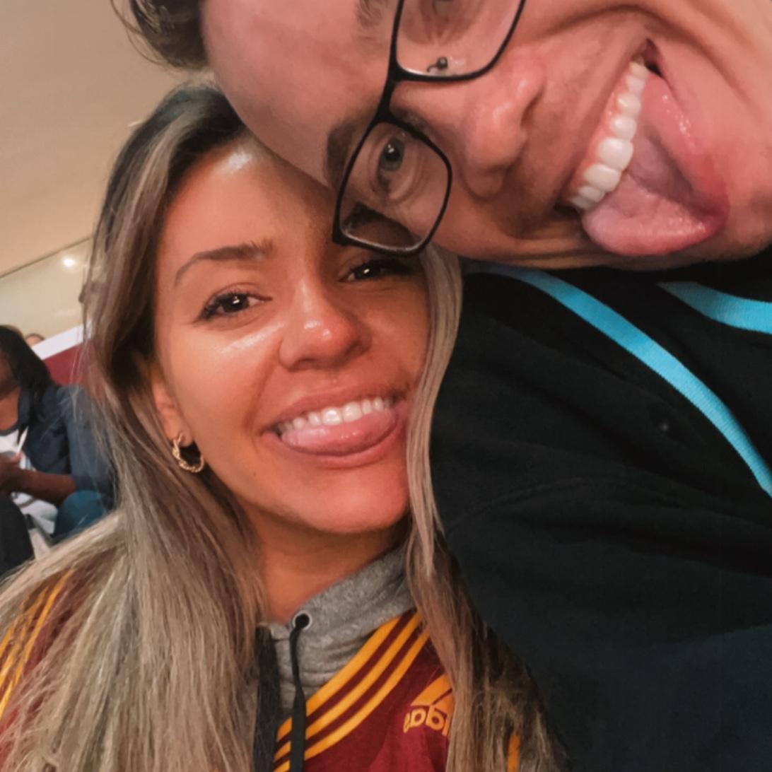 Cheering on our Cleveland Cavaliers!