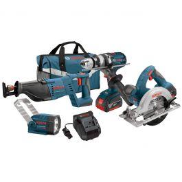 Bosch 18 V Cordless 4-Tool Combo Kit