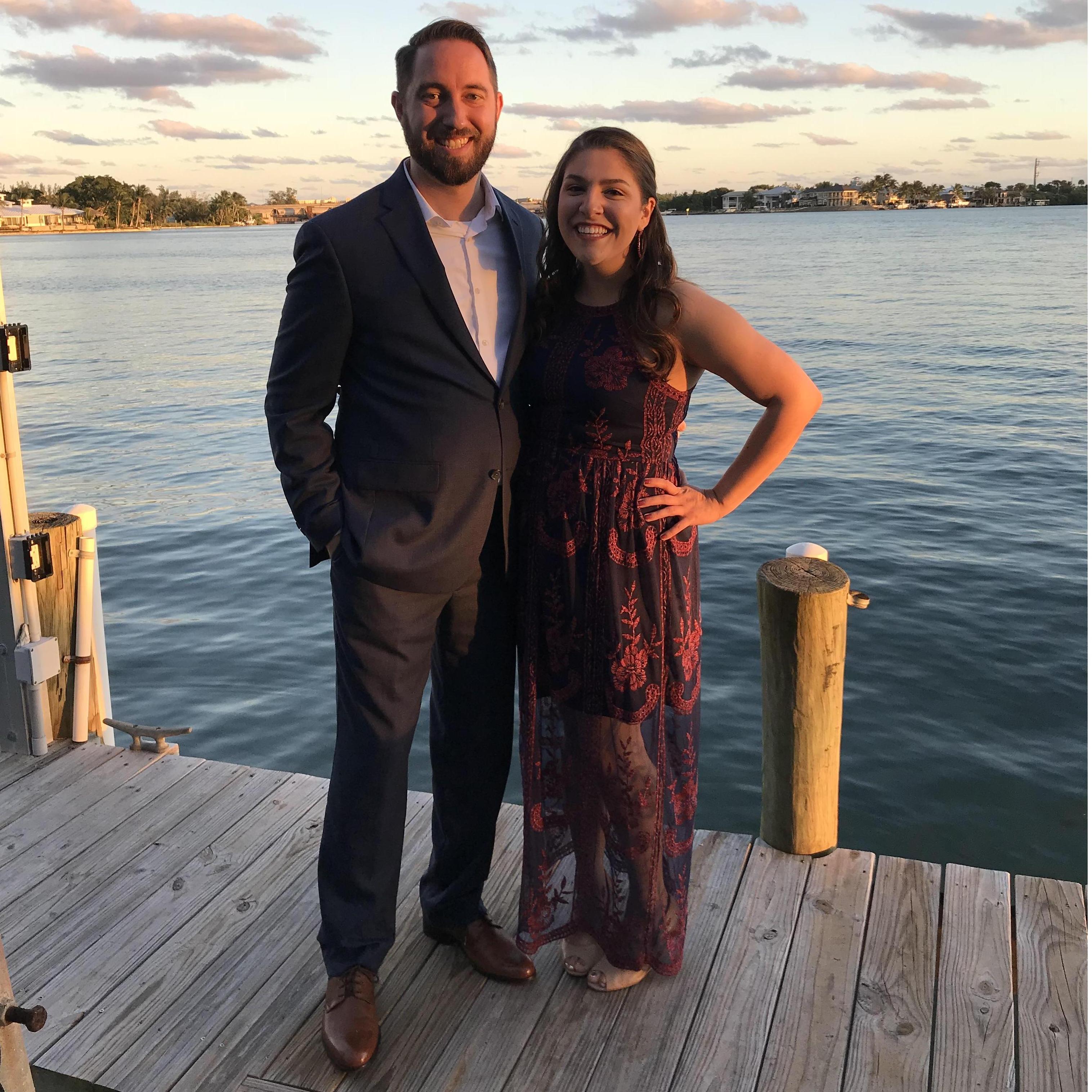 We love getting to travel together! This one is from Jupiter, FL from our friend Katie's wedding.