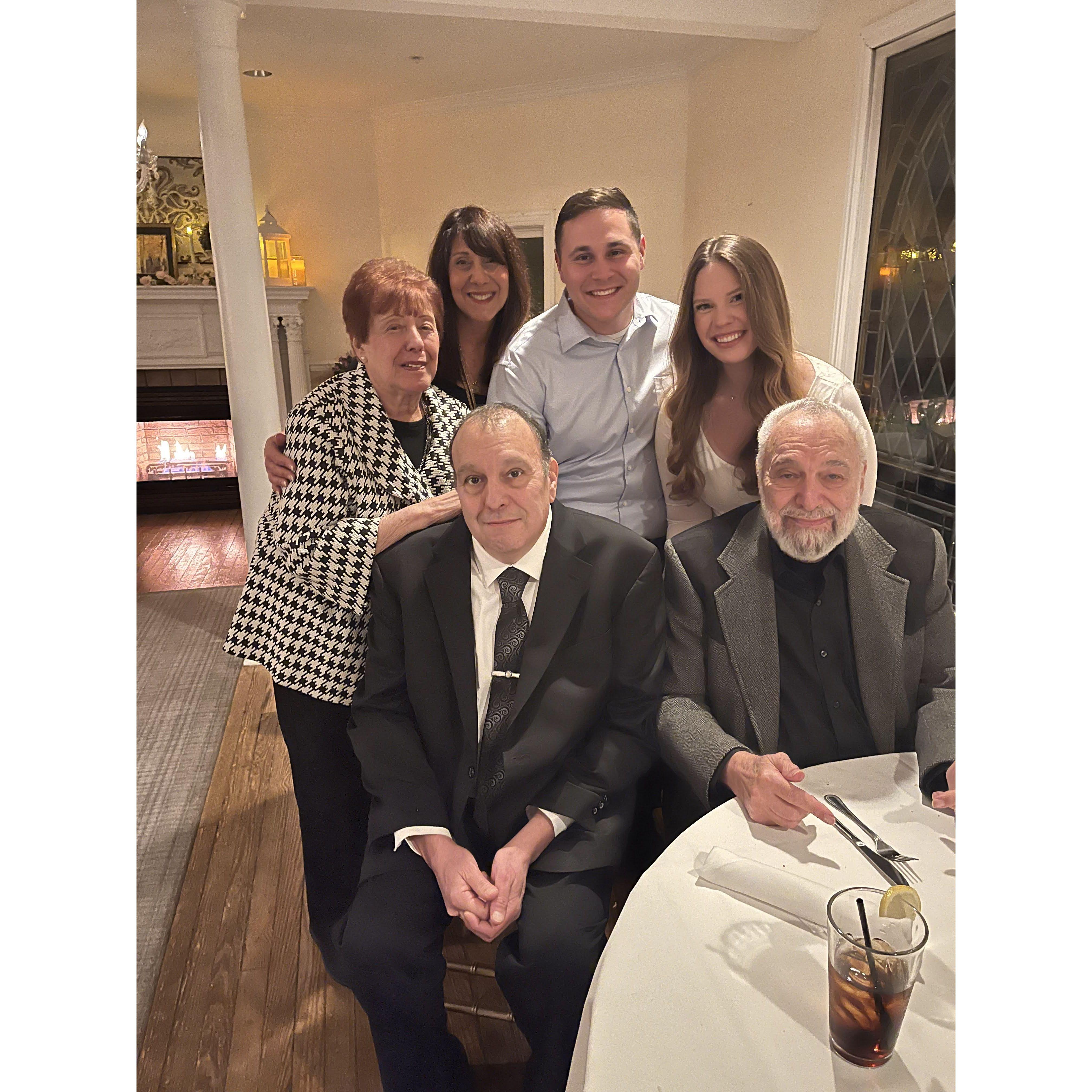 1/17/2025 | CJ and I with Aileen's parents, Grandma and Grandpa Fuzzy!