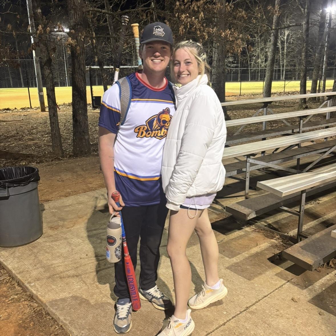 So many softball games for Peyton! Go Bombers!