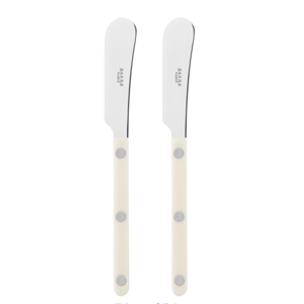 Sabre Paris - Set of 2 Spreader Knives 5.5 inches (Ivory)