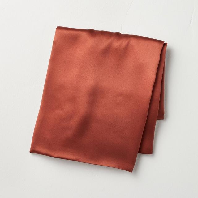 Standard Solid Silk Pillowcase Clay - Casaluna™
