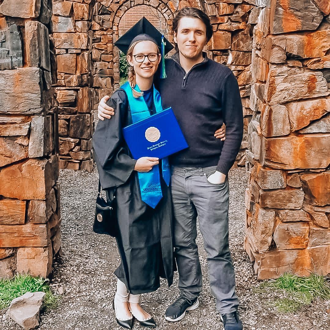 Photo from Katie's graduation from Western Washington University. December 2018.