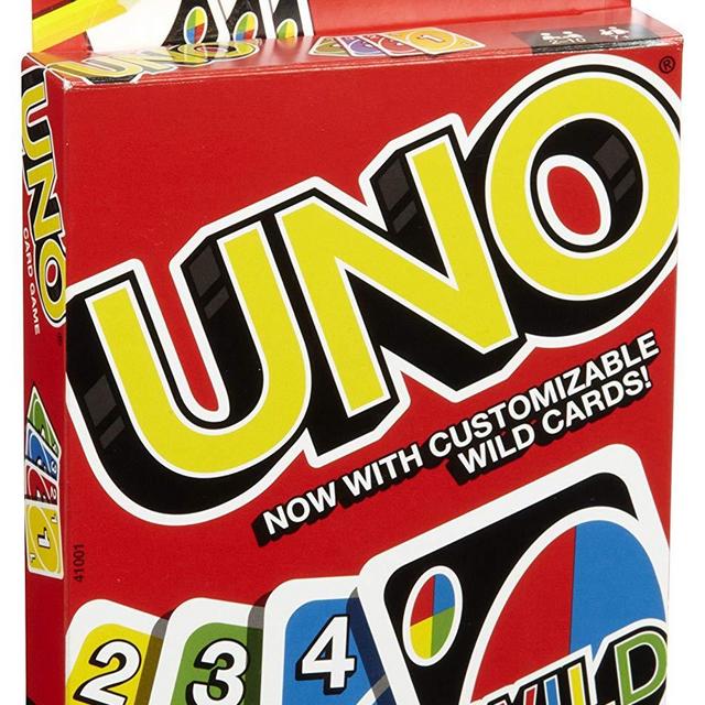 12 years and up - Mattel UNO Original Playing Card Game
