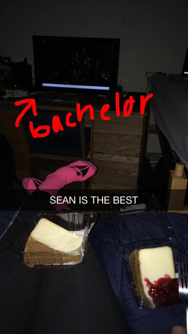 The bachelor hangout dates (mentioned in our “how we met” story!)