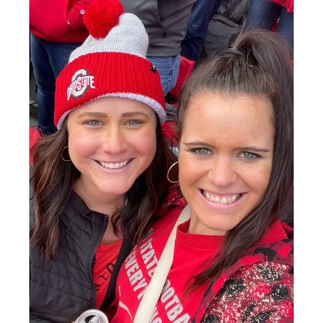 Supporting our Buckeyes at a home game!! O-H!