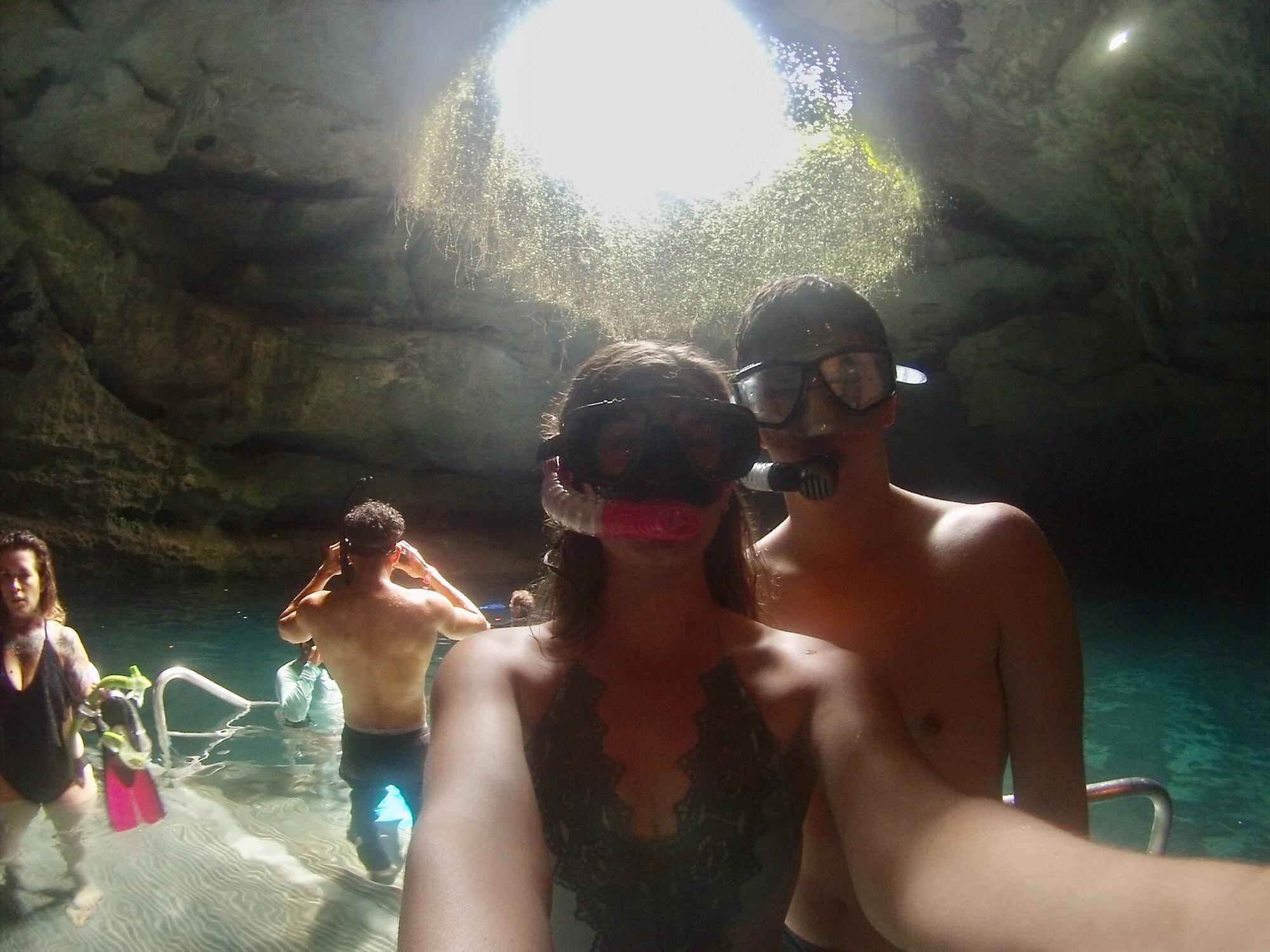 Snorkeling at Devils Den!