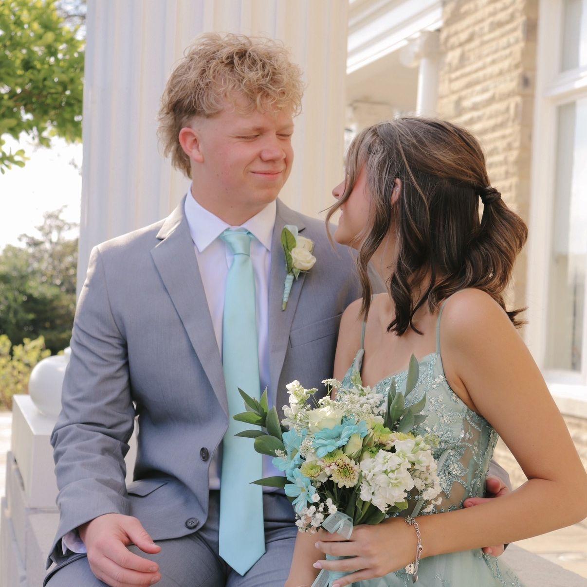Our last prom! So bittersweet!
