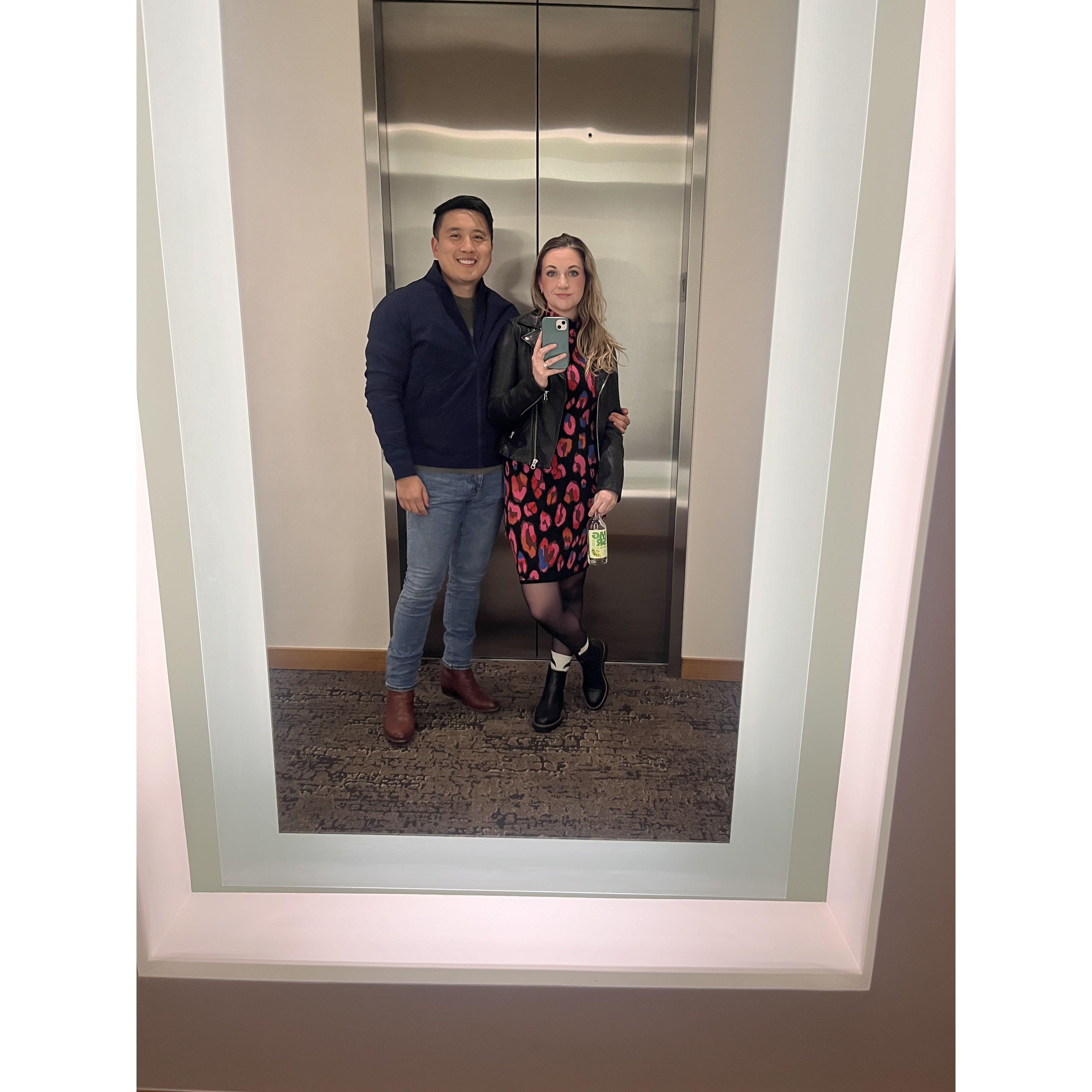 Fit check before Sabrina Carpenter