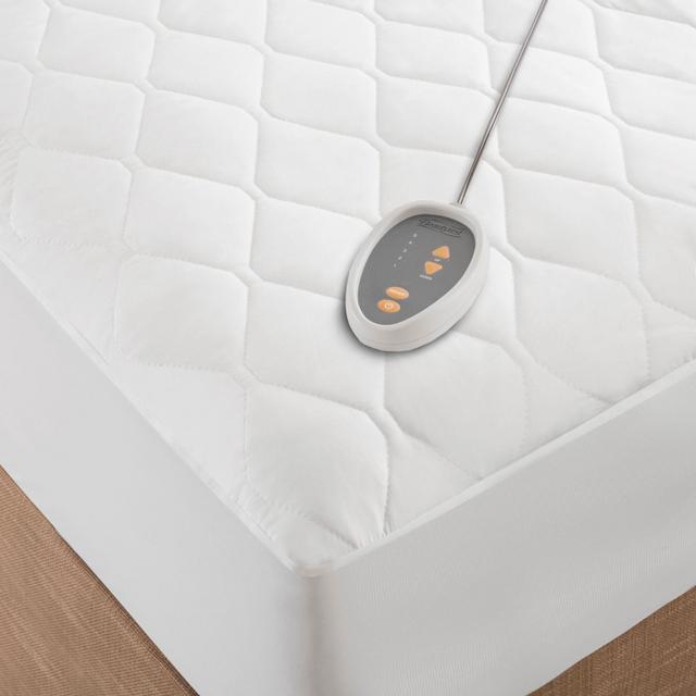 Beautyrest® Microfiber Heated Queen Mattress Pad in White