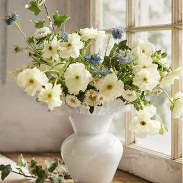 Ruffled Glass Bud Vase