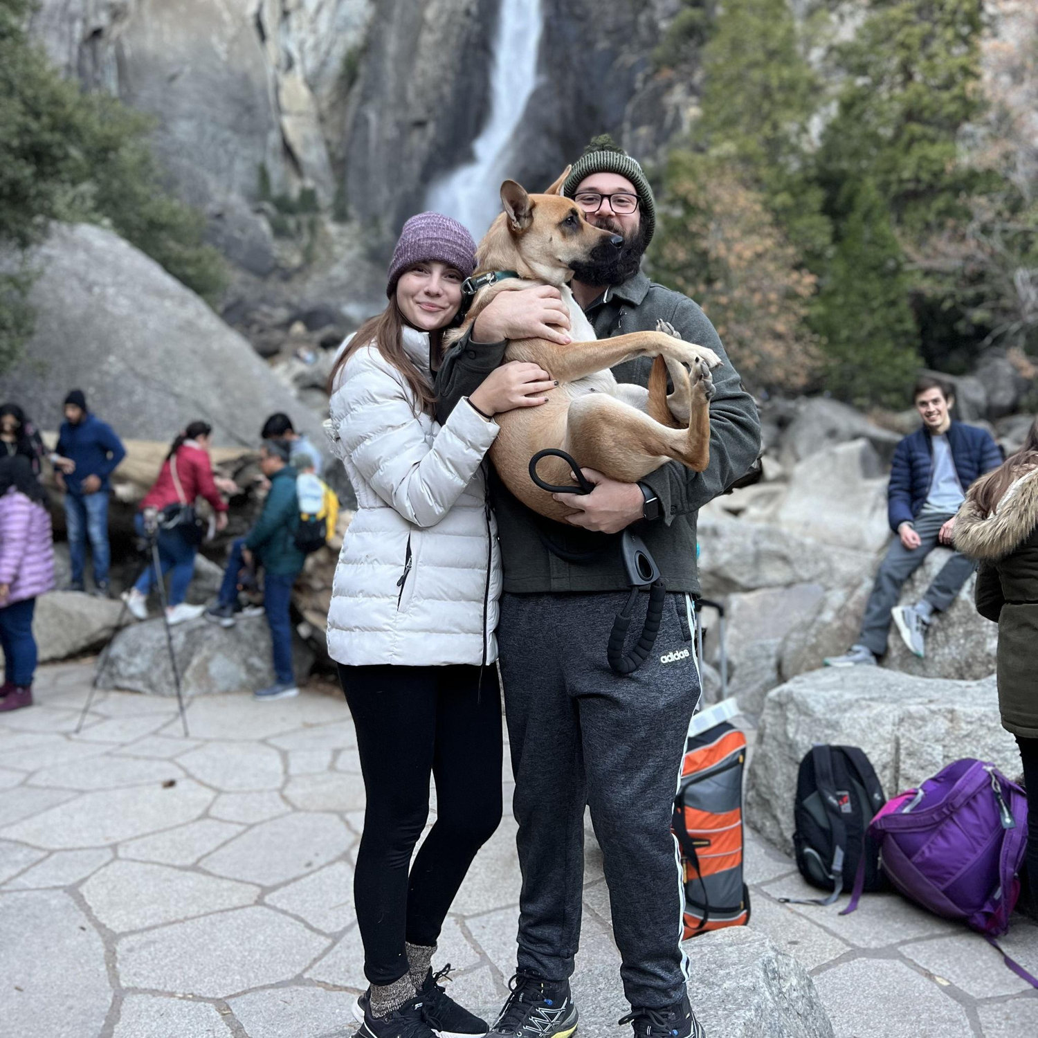 Attempt at a family photo in Yosemite