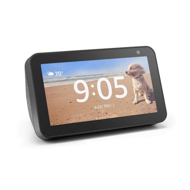 Certified Refurbished Echo Show 5 – Compact smart display with Alexa - Charcoal