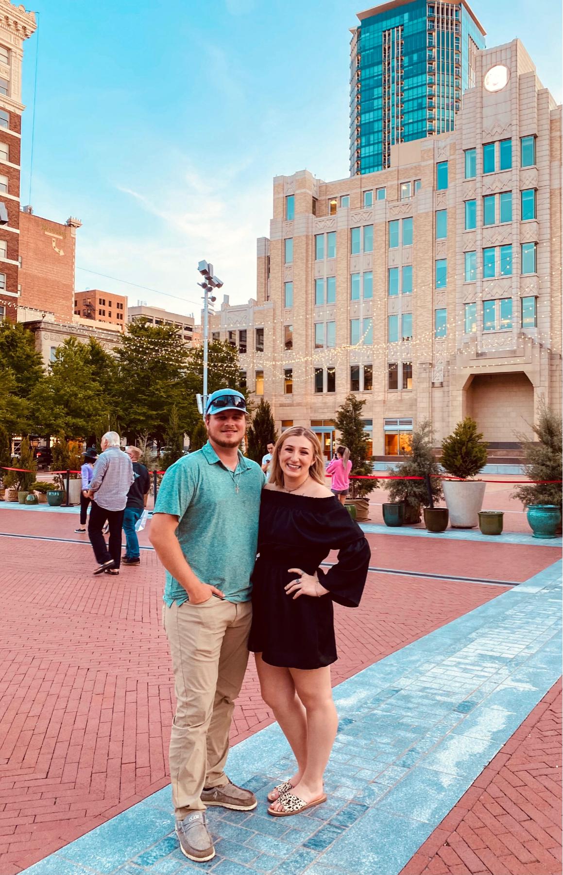 Our 6 month anniversary dinner in Sunset Square!