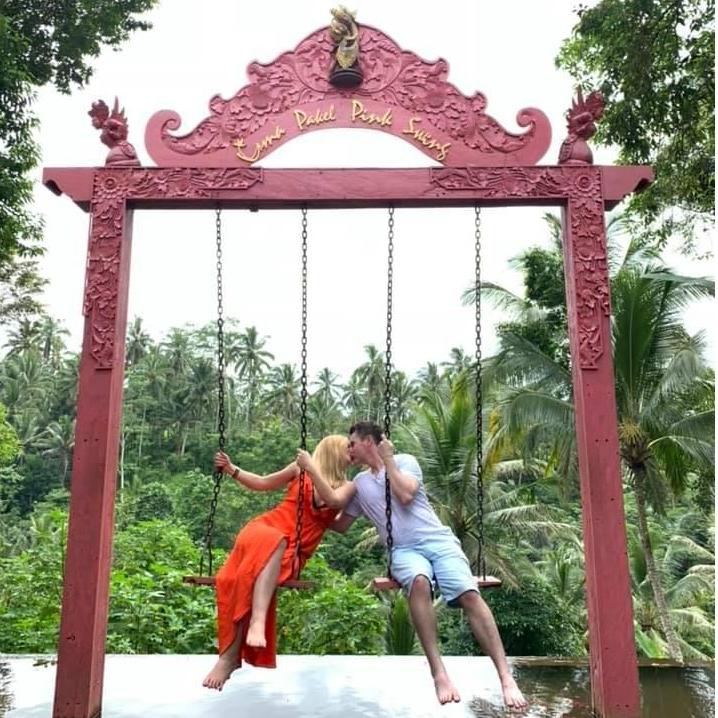 Swings at Coffee Plantation in Bali