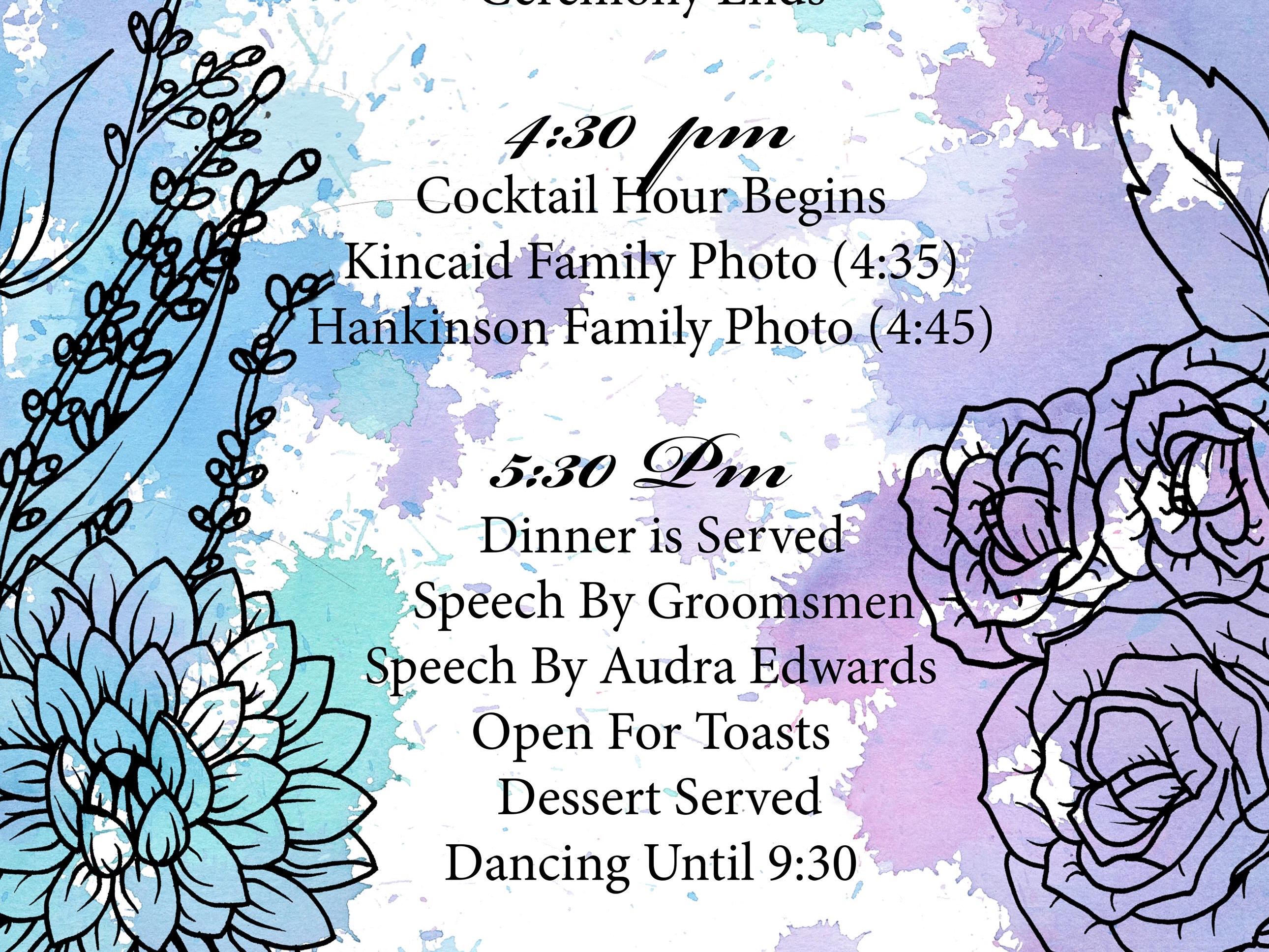 The Wedding Website of Sarah Hankinson and Andrew Kincaid