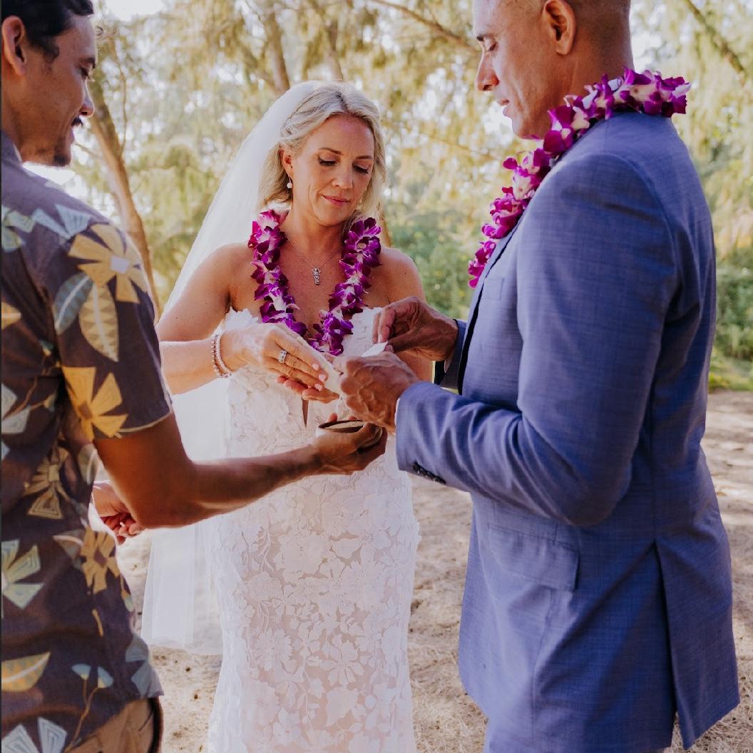 Our Shipwrecks Beach wedding in Kauai - July 24, 2025.