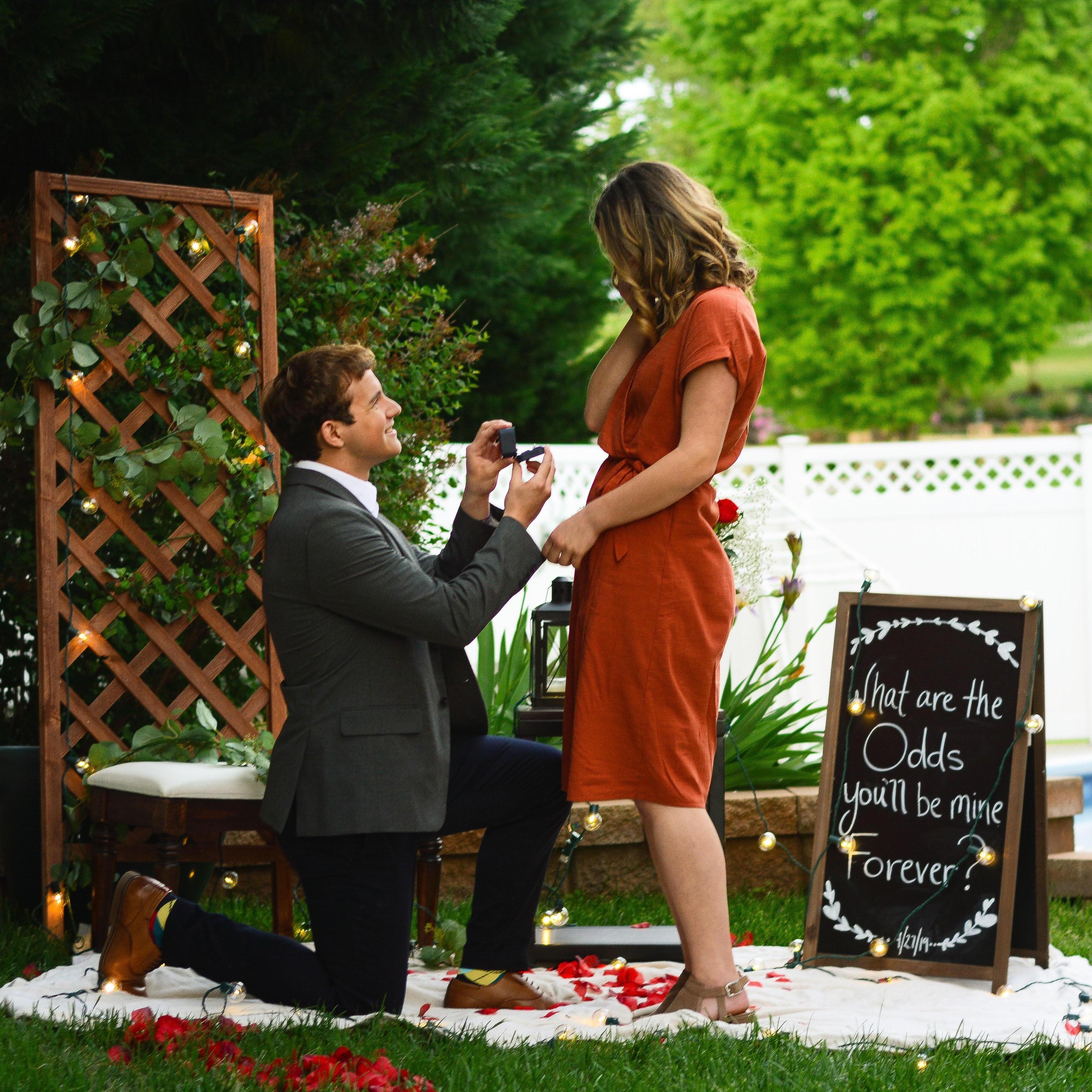 She said "yes!"
