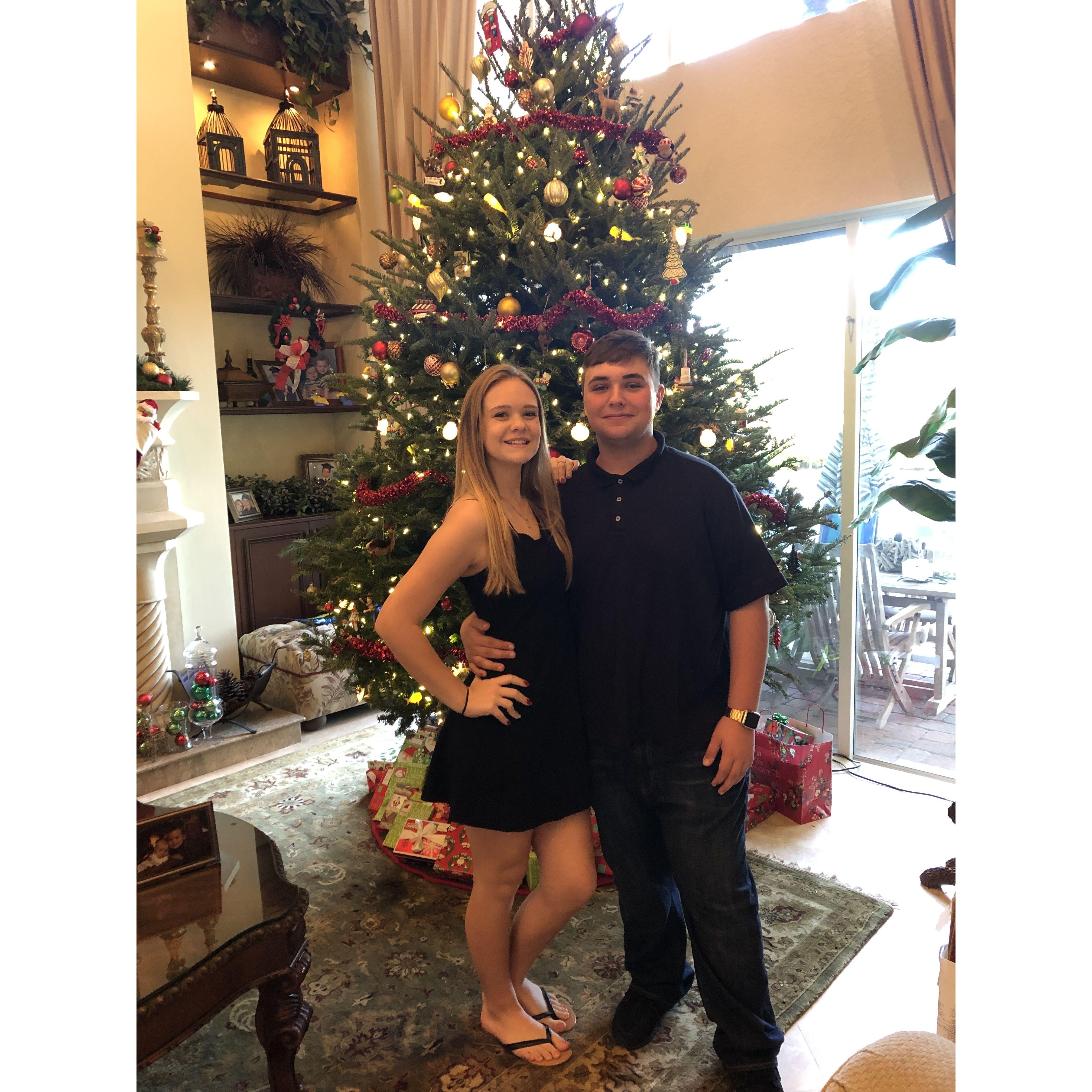 This was our first Christmas together!