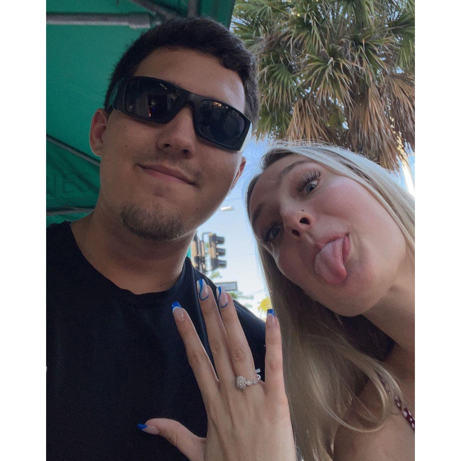Picture from the day we got engaged!!