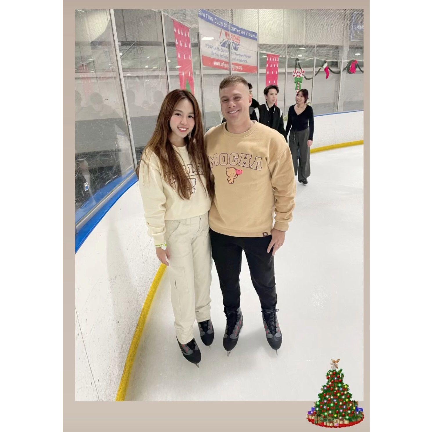 Our first time Ice skating together