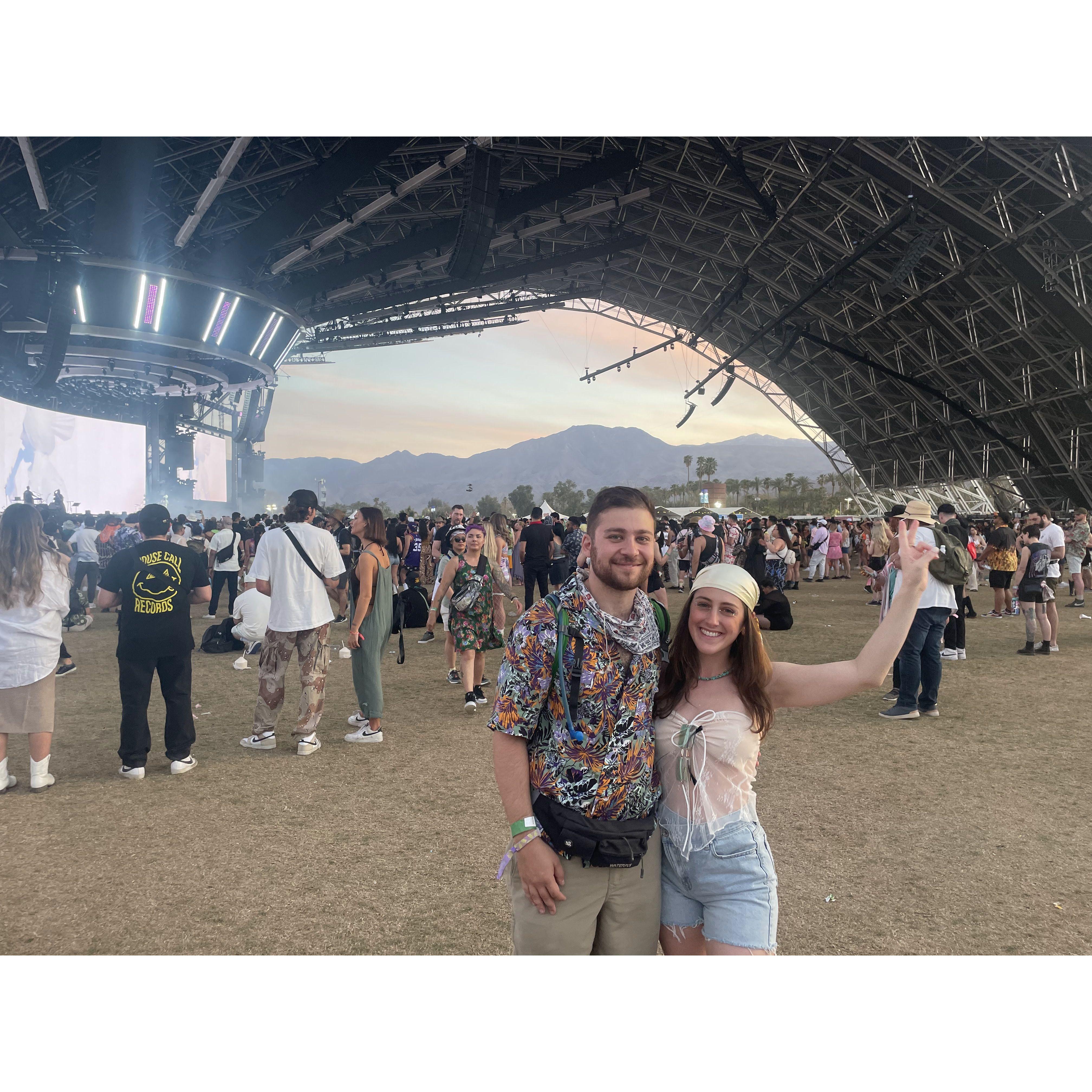 Adam brings Mel back to Coachella...now he knows she's really a keeper