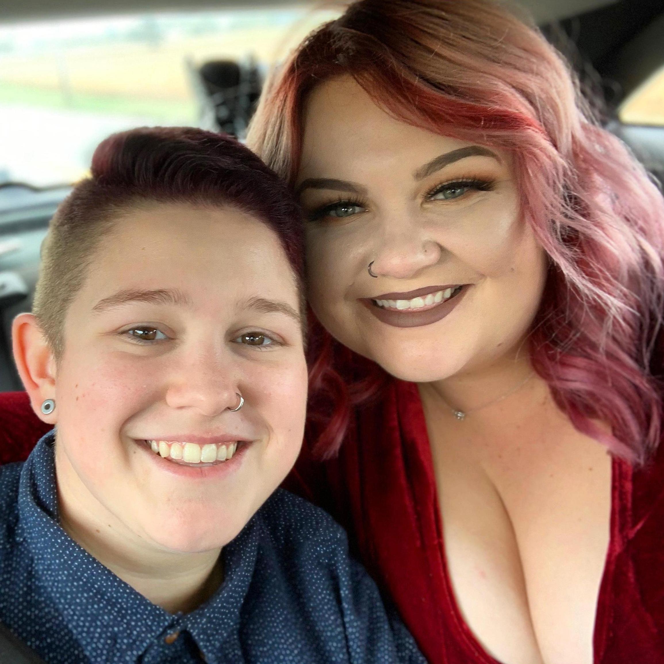 Day of engagement pics & day we booked the venue!