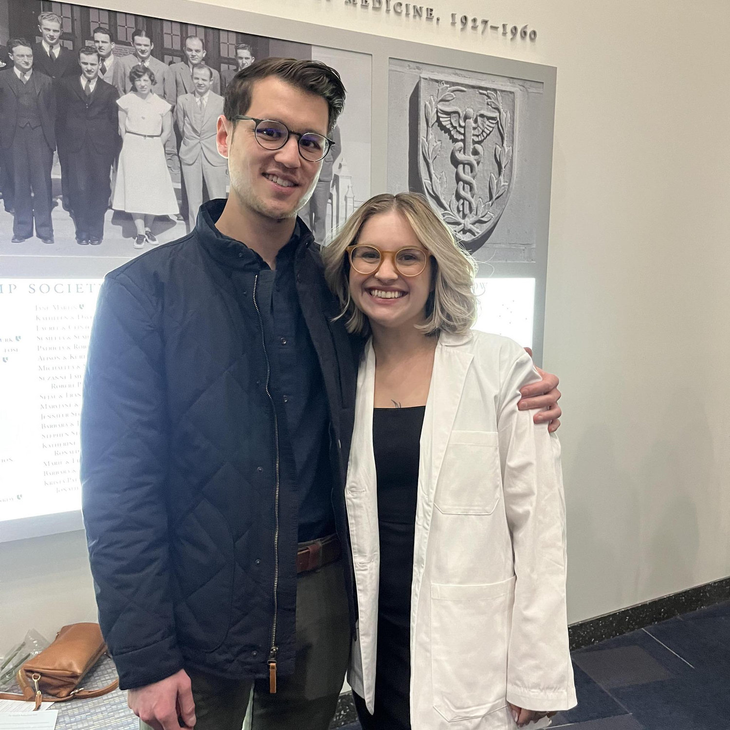 Shelley's whitecoat!
