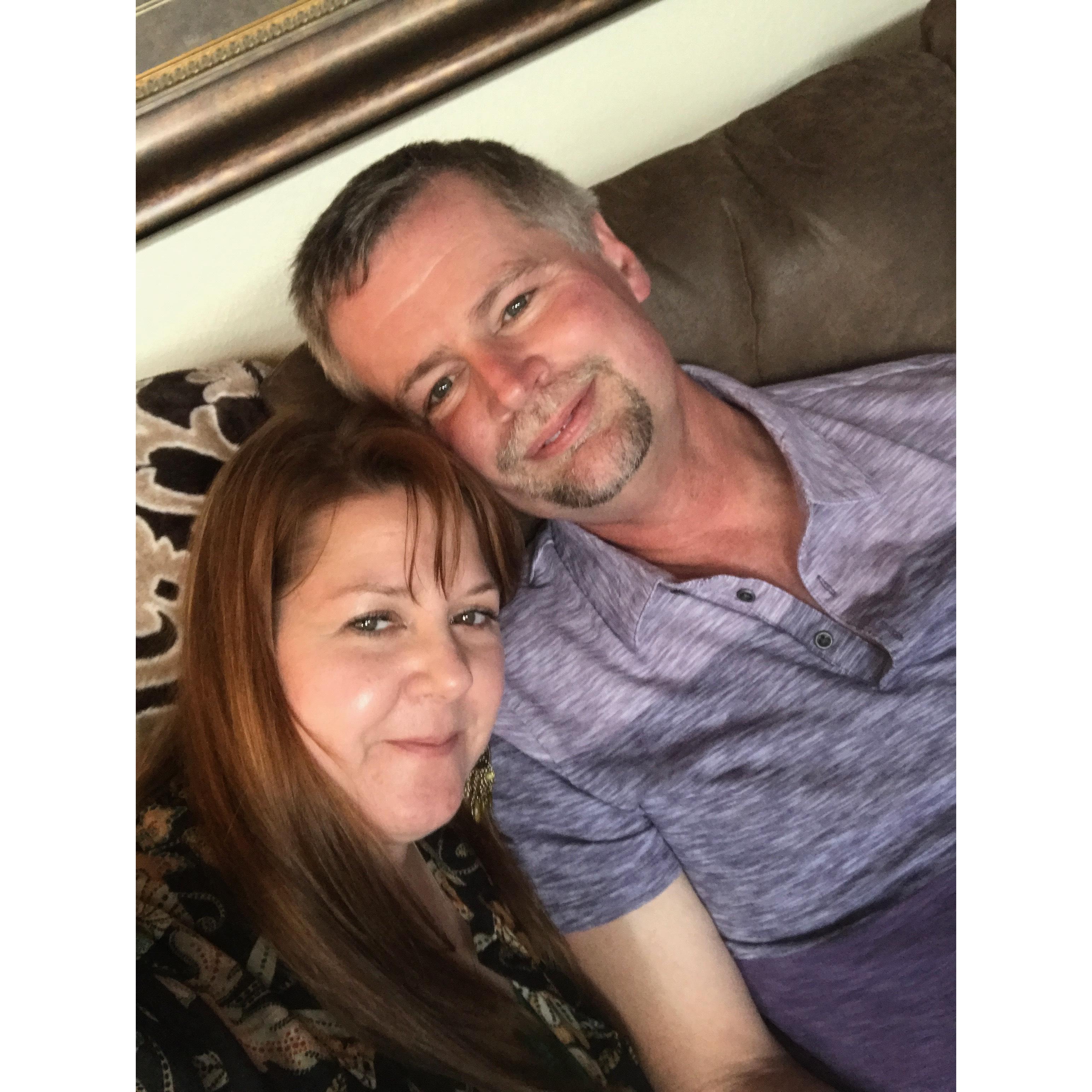 One of our first dates together. This was at my friends house in Colorado.