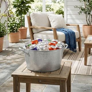 Galvanized Round Beverage Tub