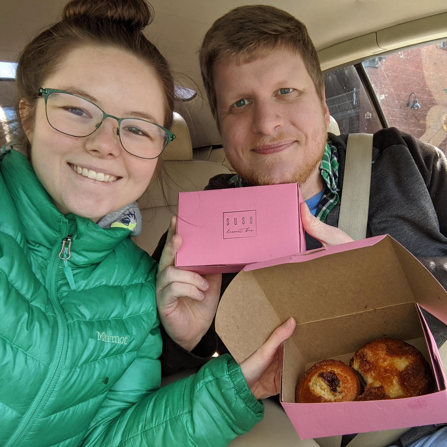 Right before Joe proposed we went to the grand opening of Susu Desserts in Seattle. We have been getting rolled ice cream from them at farmers markets for years and now they finally have a restaurant!