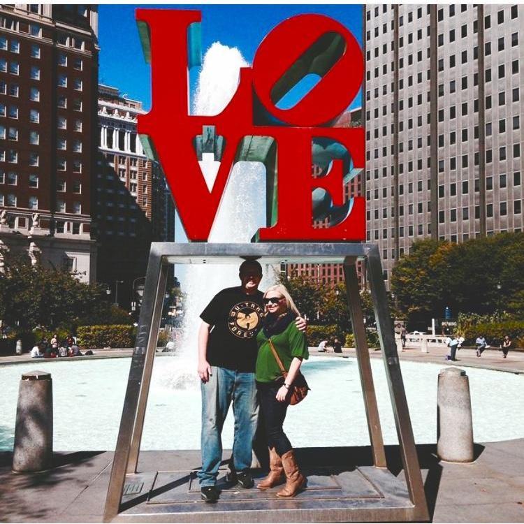 Philadelphia - Fall 2014. We love our friends & the city and try to visit a few times every year.