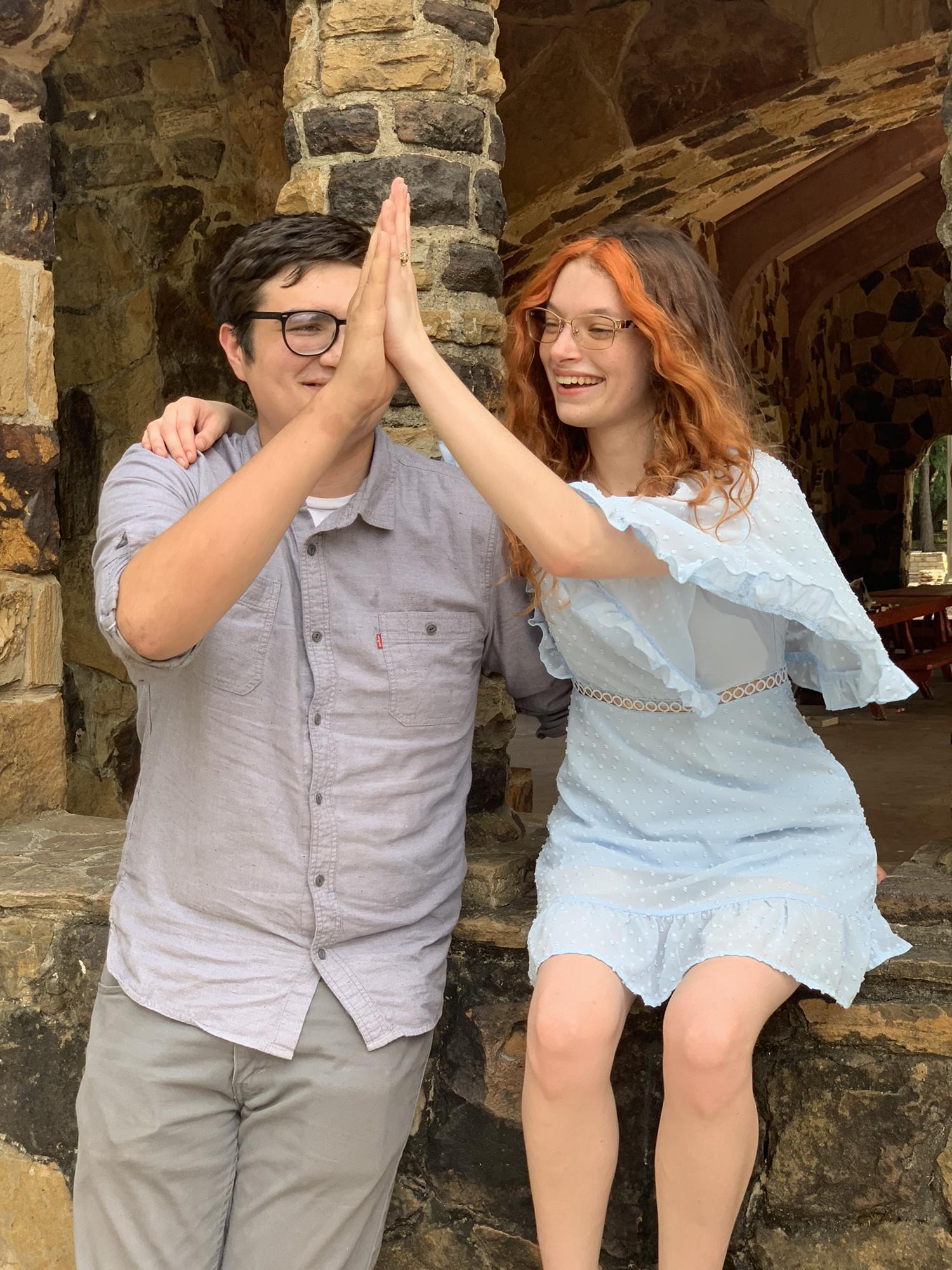 Engagement shoot
High five!! We look like awkward middle schoolers
photo: Genevieve