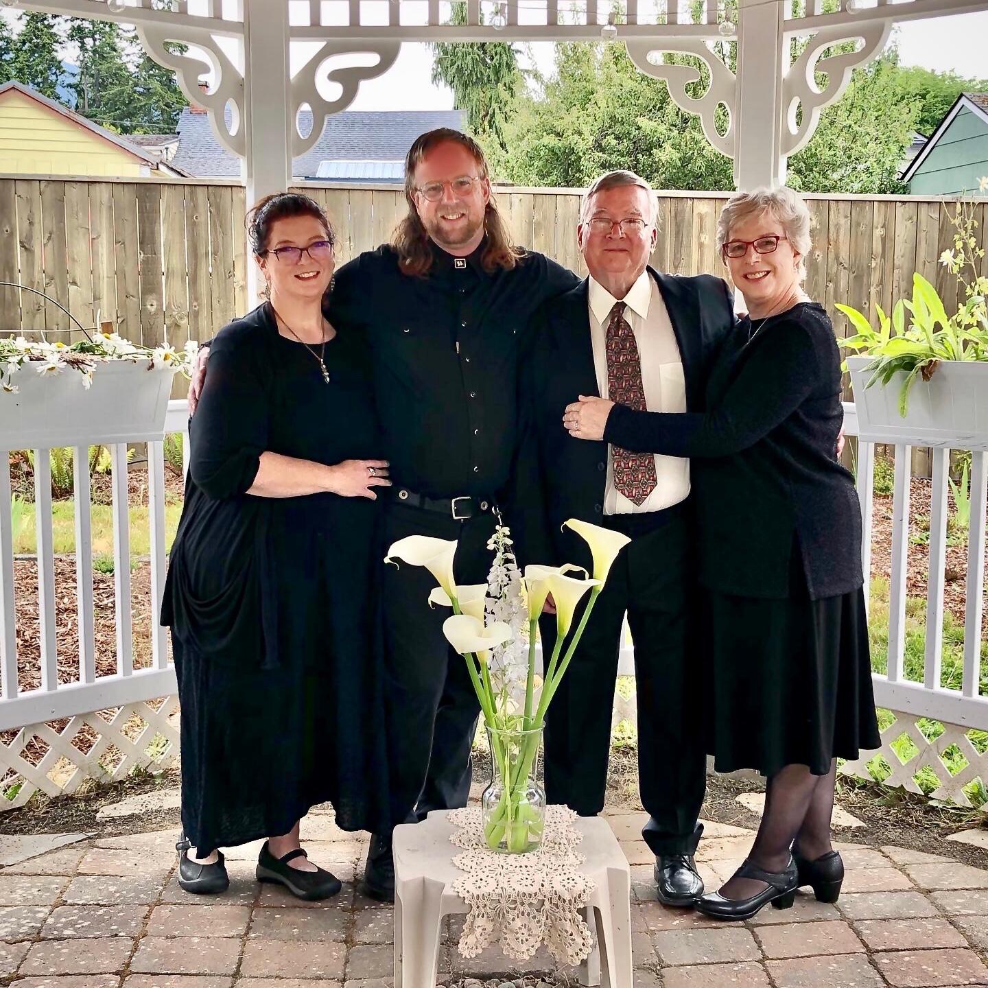 Greg’s mom’s wedding