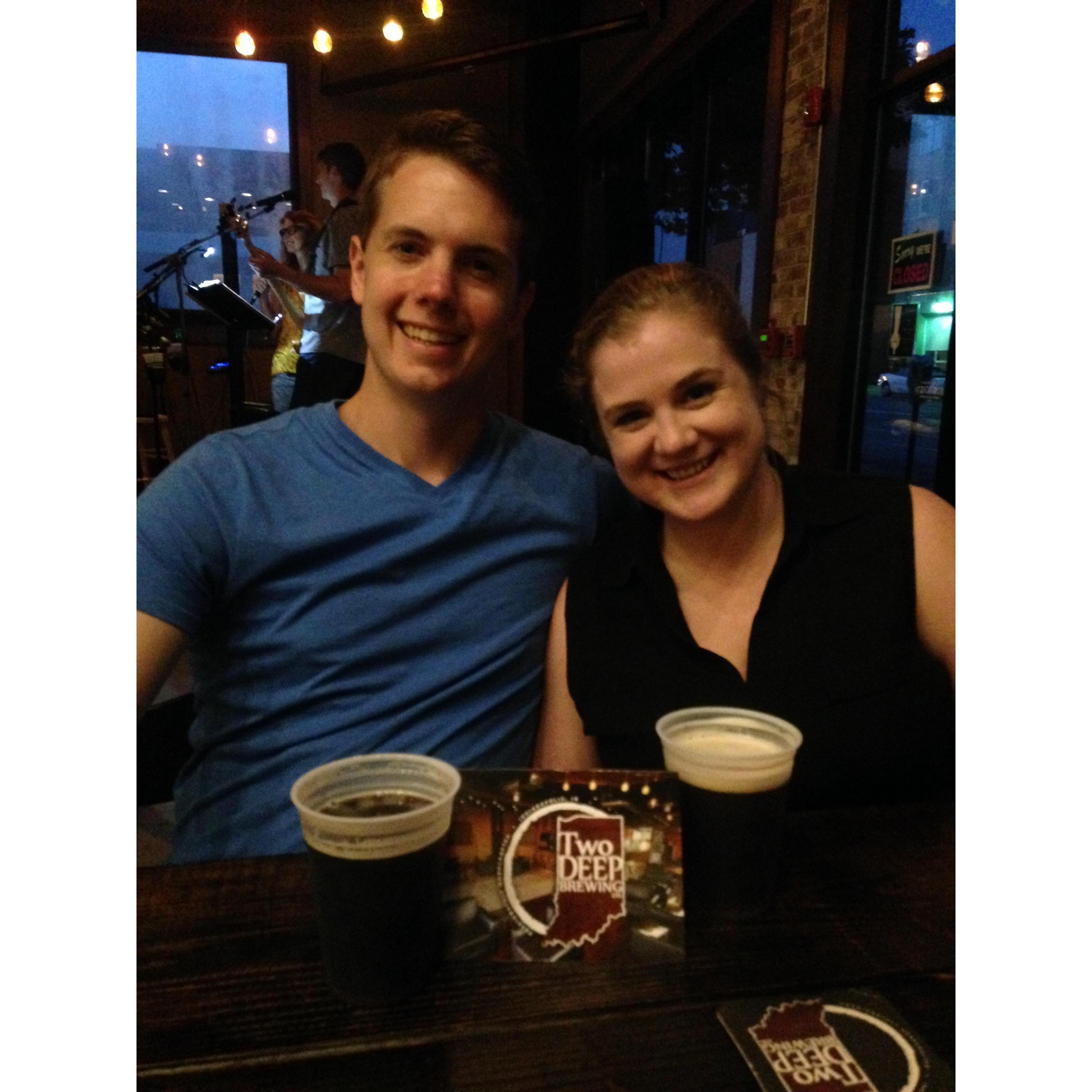Brewery tour in Indianapolis, 2015!