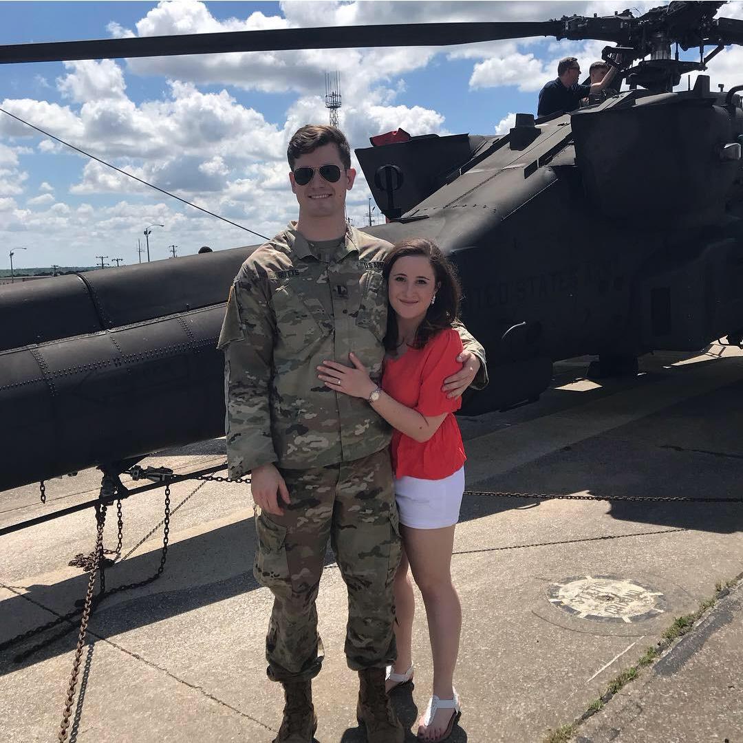 Kenneth’s Flight School graduation weekend in April 2019. He selected Apaches.