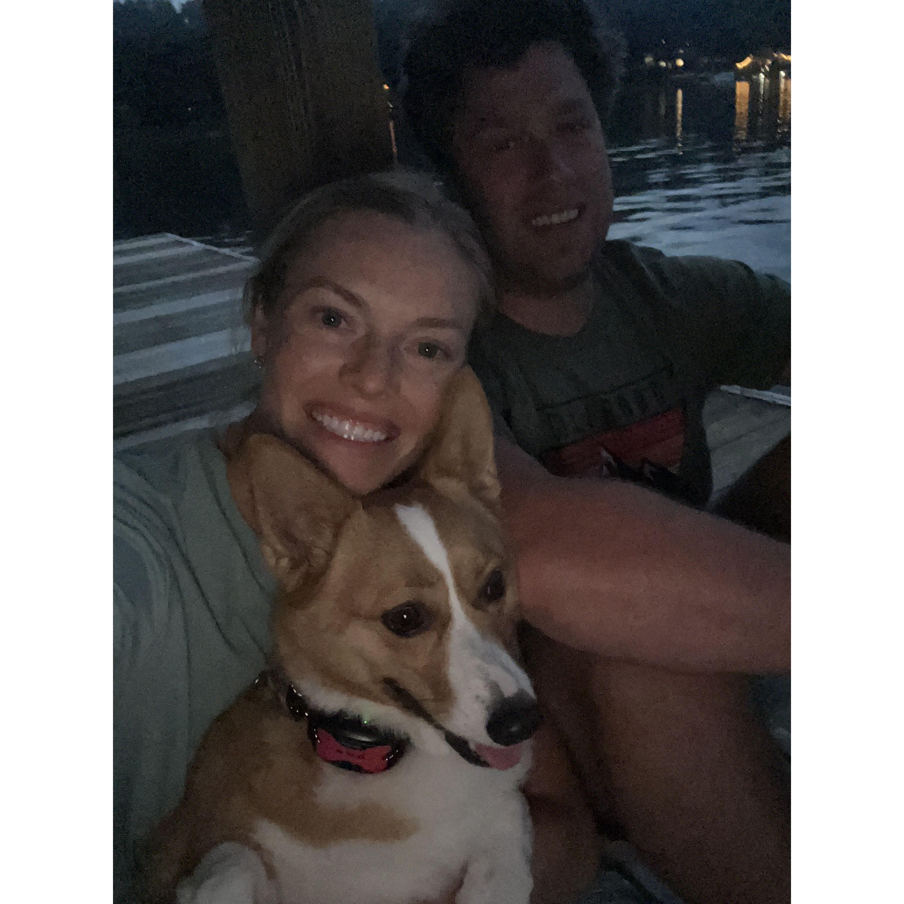 4th of July fireworks with our little family