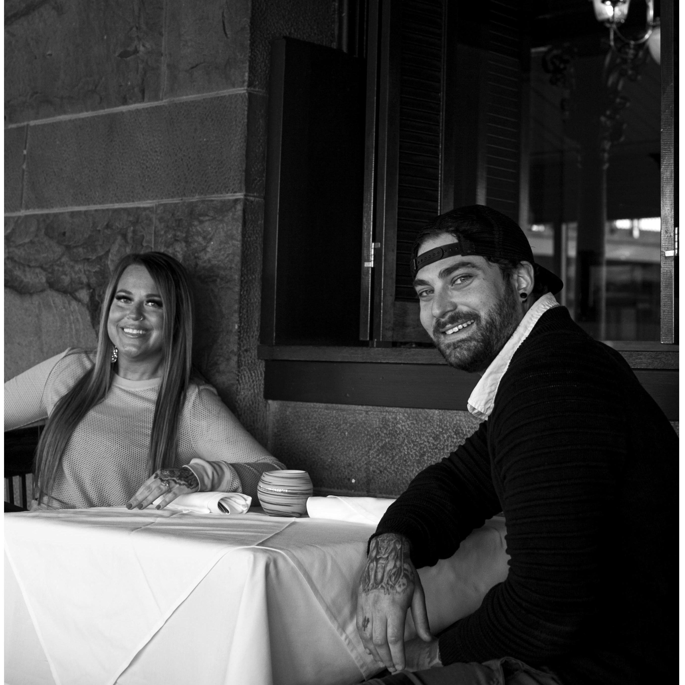 "A bottle of white, a bottle of red...perhaps a bottle of rose instead...we'll get a table near the street in our old familiar place...you and I, face to face..."
