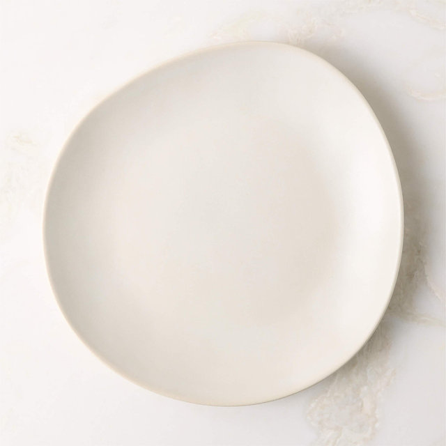 Selene Ivory Stoneware Dinner Plate