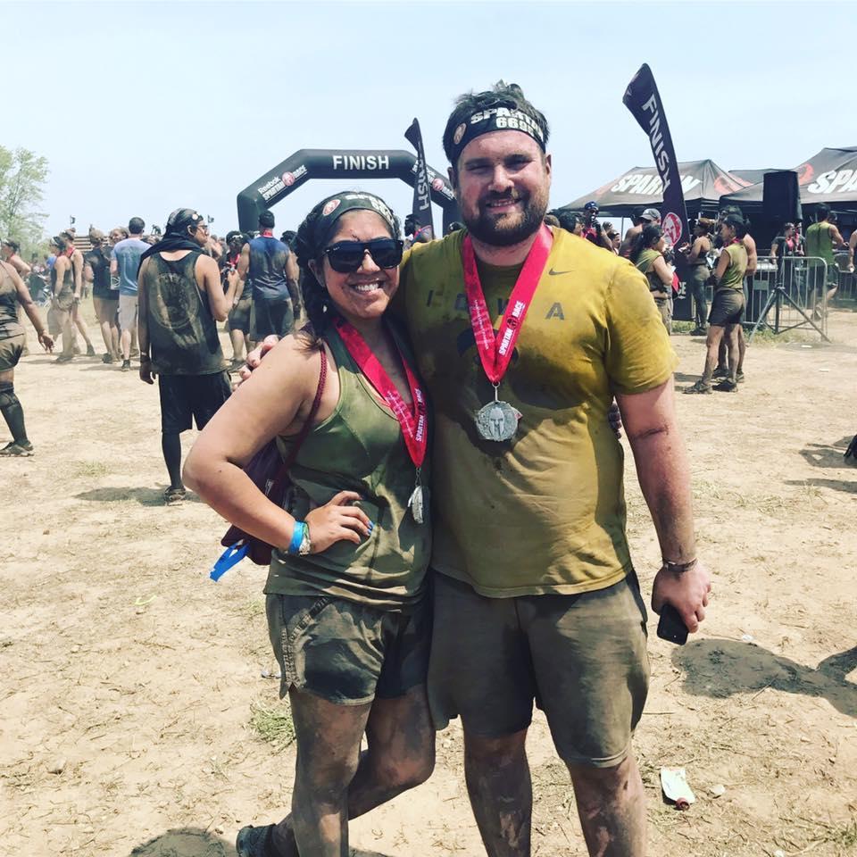 Our first Spartan Race.