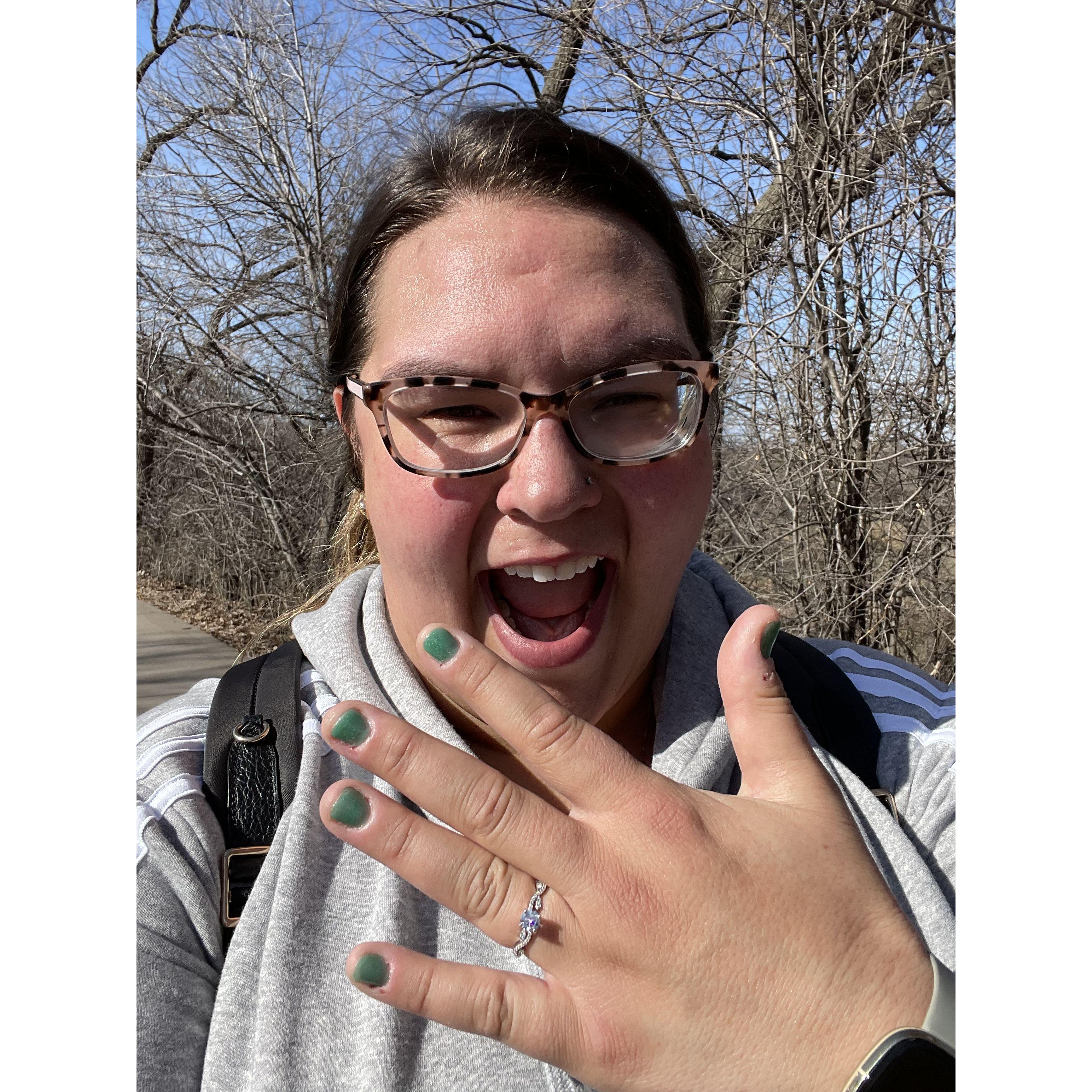 I said, "YES!"
