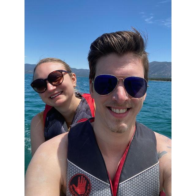 On Sander's first visit to California in 2022, we went to Lake Tahoe.