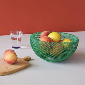 Wire Mesh Fruit Bowl - Green