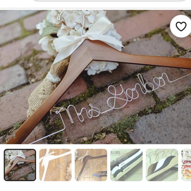 Bride Hanger, Wedding Hanger, Personalized Hanger, Bridal, Wedding Dress Hanger, Custom Wire Hanger, Mrs Name Hanger