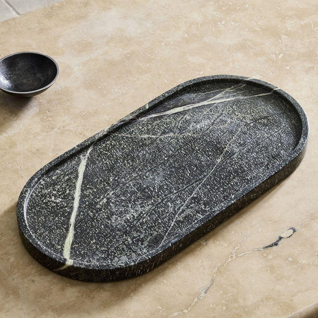 Exotic Stone, Pill Trinket Tray, Green