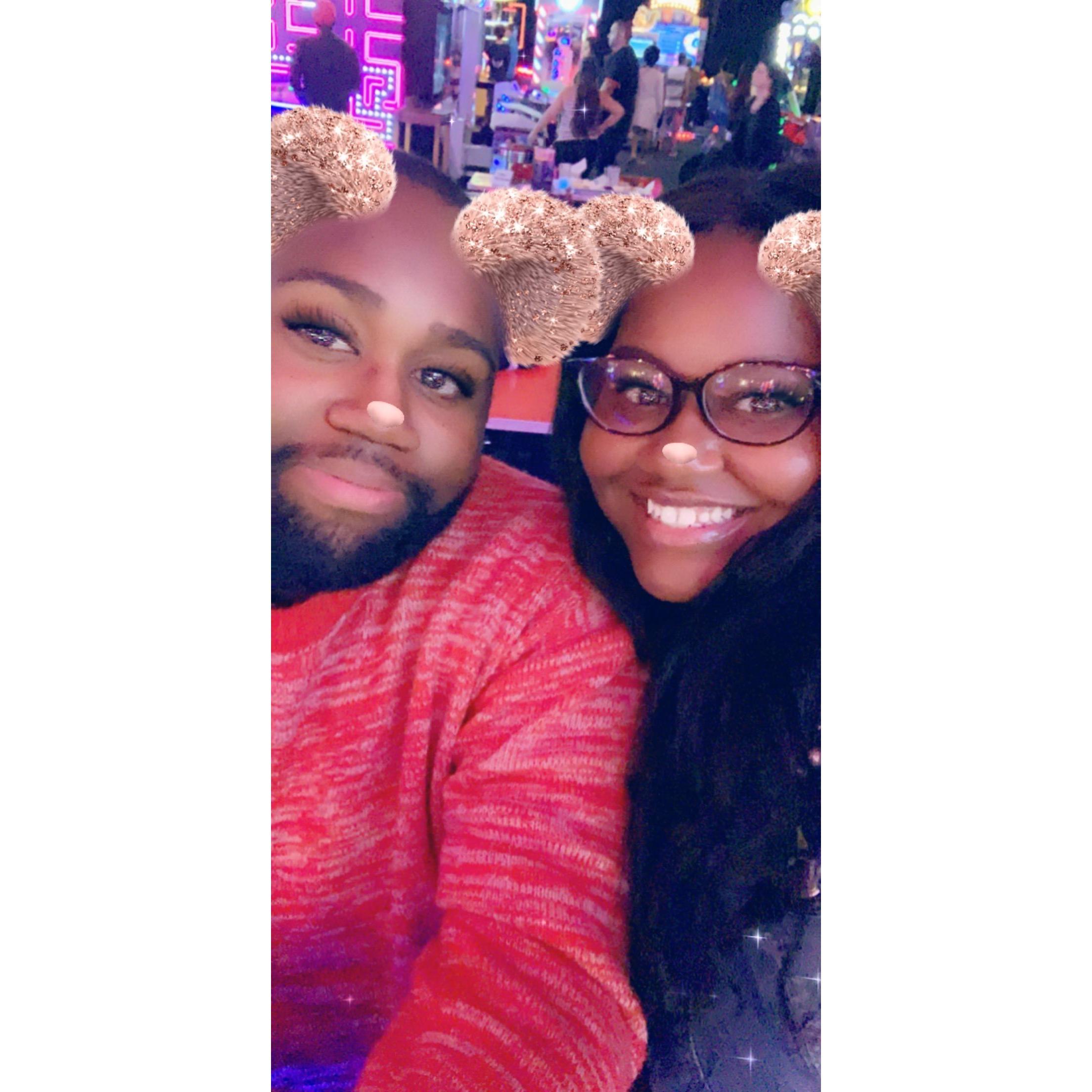 Our first official date.