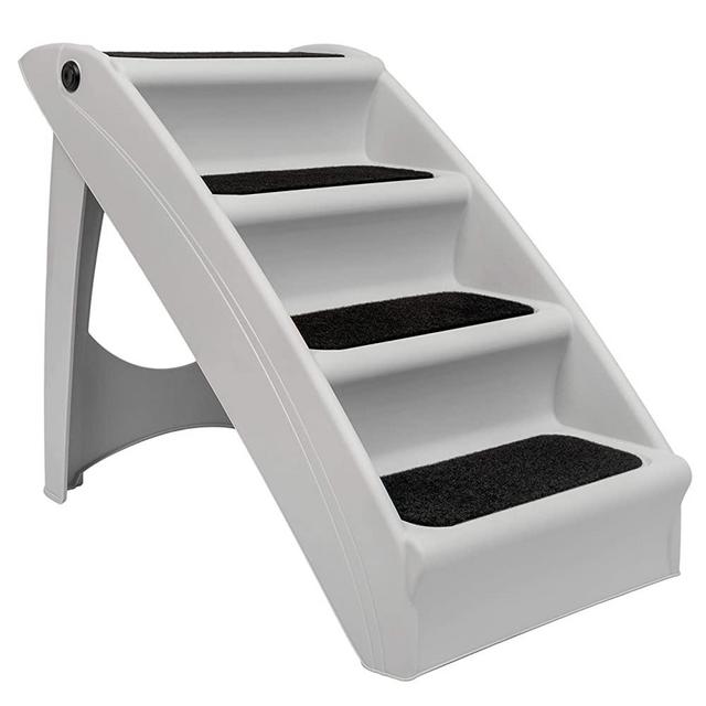 PetSafe CozyUp Folding Pet Steps, Foldable Steps for Dogs and Cats, Best for Small to Large Pets